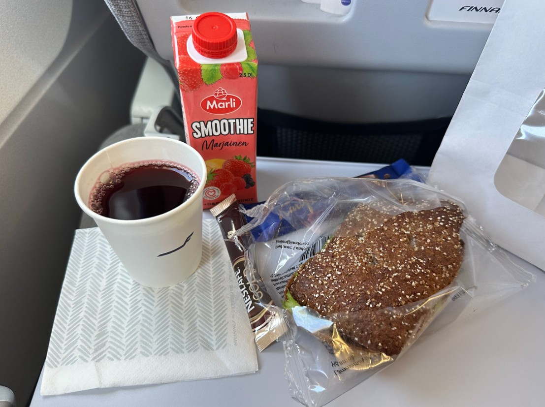 Фото Летел в финском экономе из Венгрии в Финляндию.