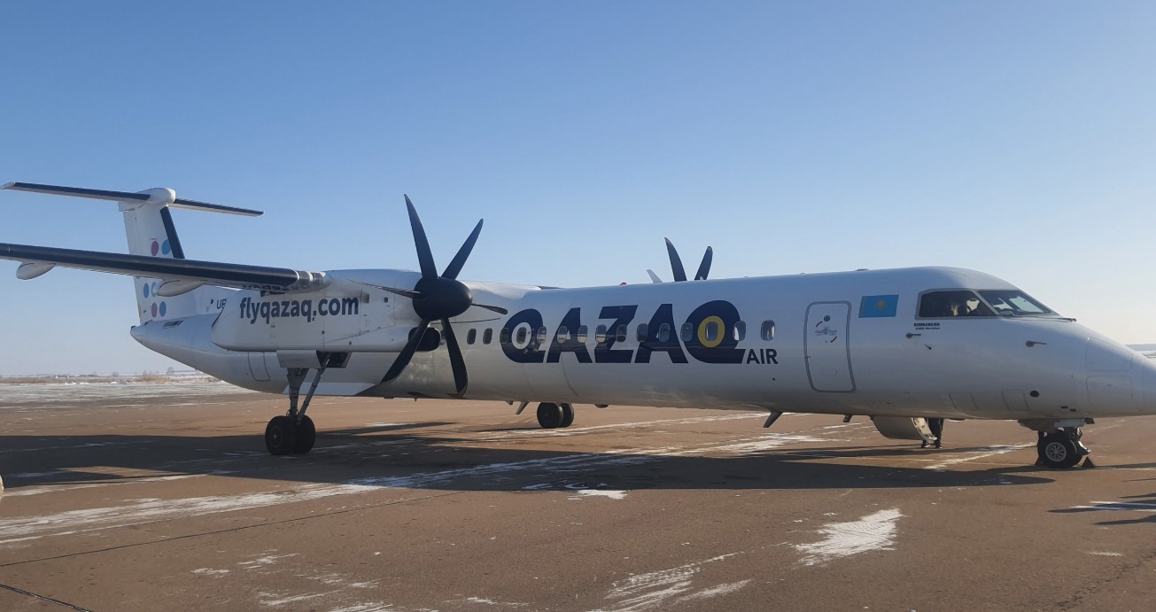Фото Летают на относительно новых Bombardier Q400