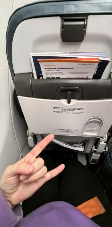 Фото Летала Аэролотом в Краснодар. Кормили чем-то странным, но полёт был норм.