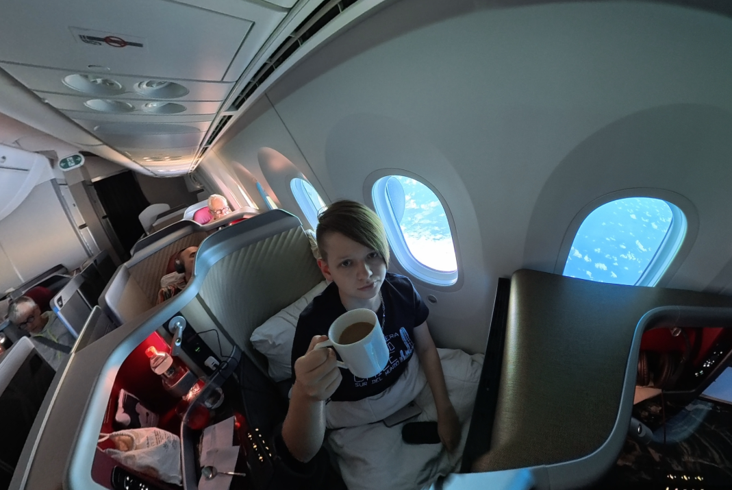 Фото Получила удовольствие от полета из Сантьяго на остров Пасхи