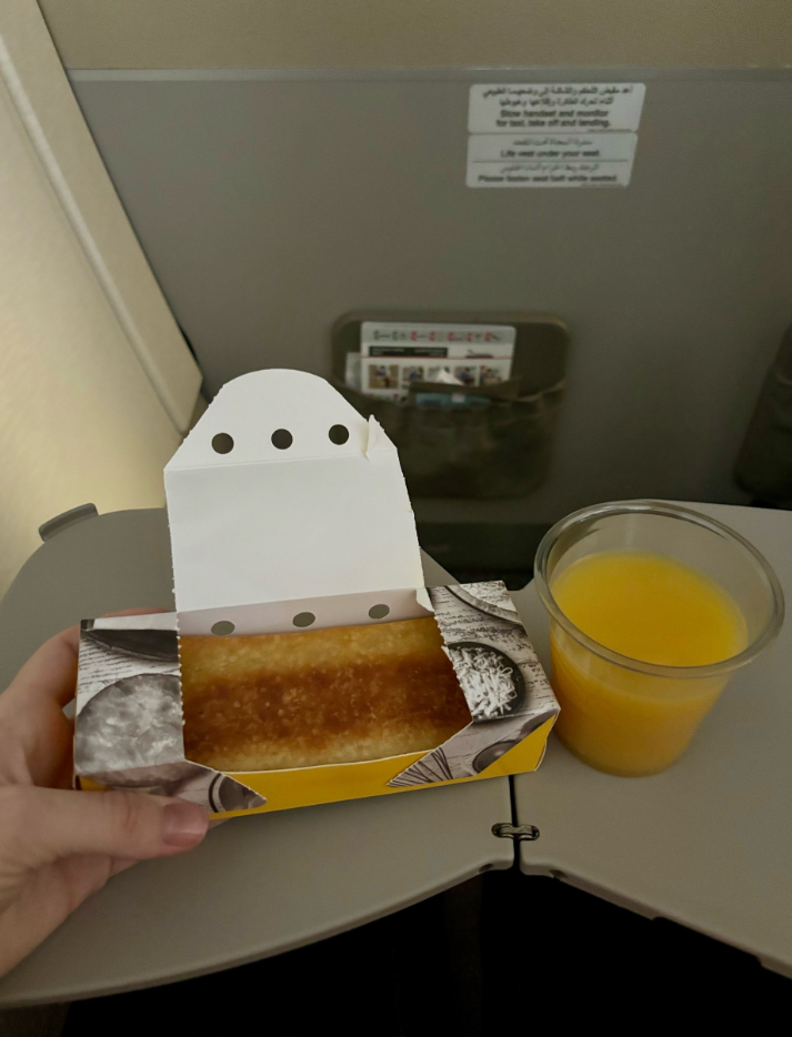 Фото Полет оставил приятные впечатления. Самолёт бы двухэтажный Эйрбас a380.