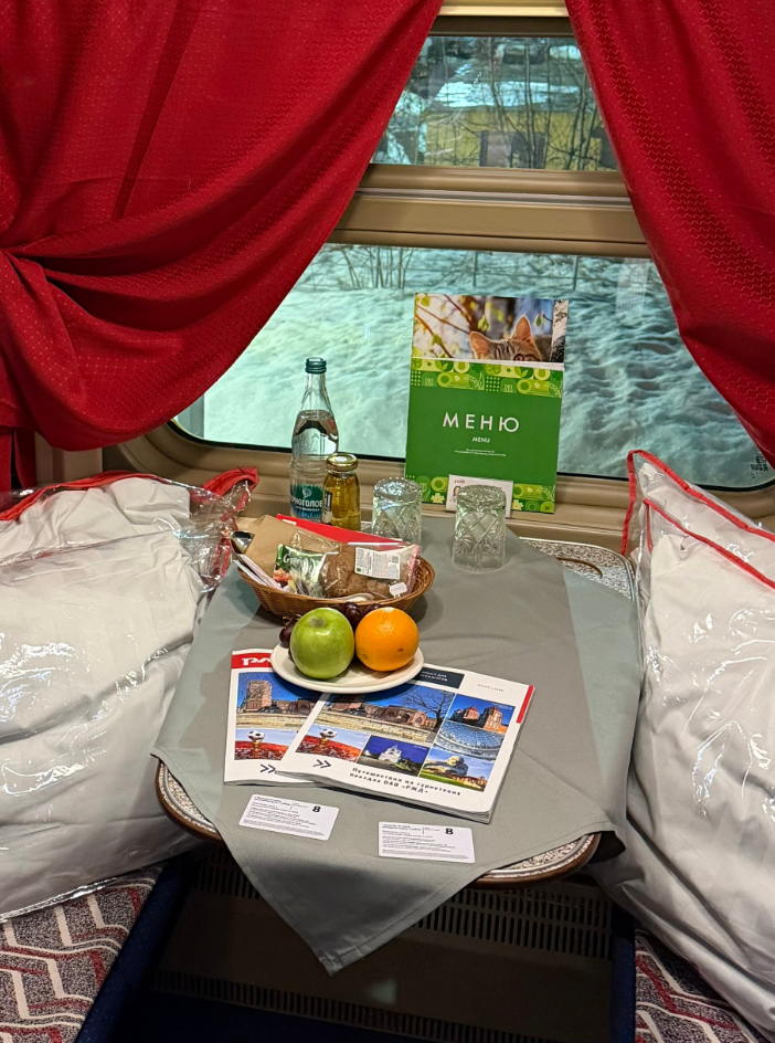 Фото СВ-класс на поезде Италмас из Казани в Москву. Ехал один!