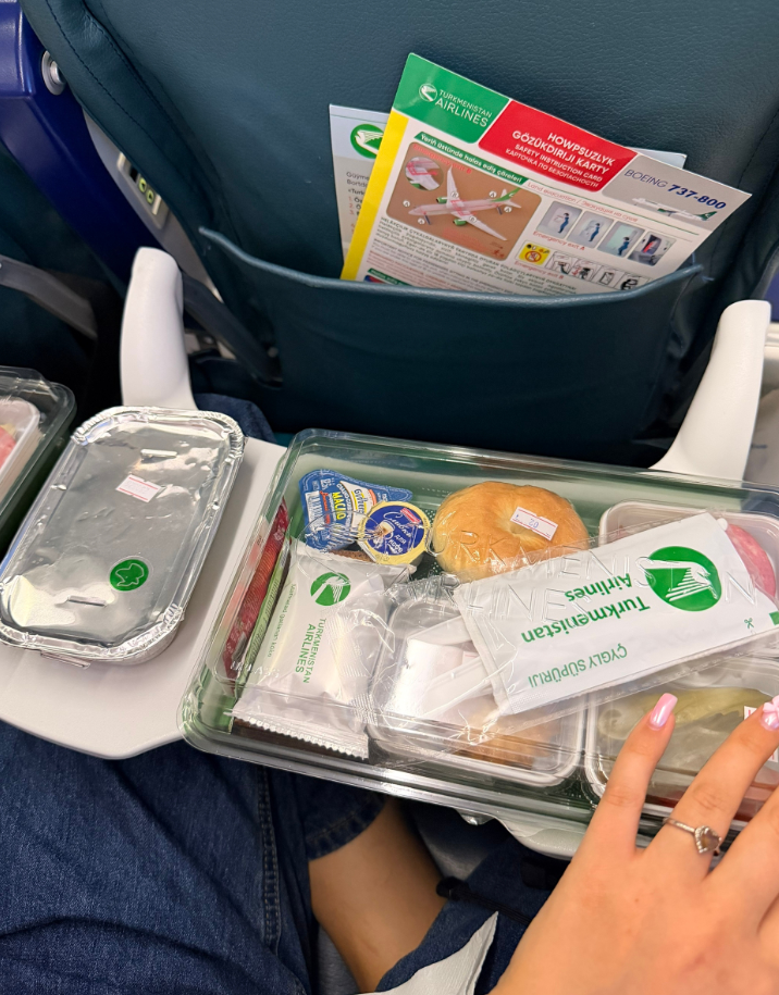 Фото Полёт с Turkmenistan Airlines: впечатления от рейса и питания